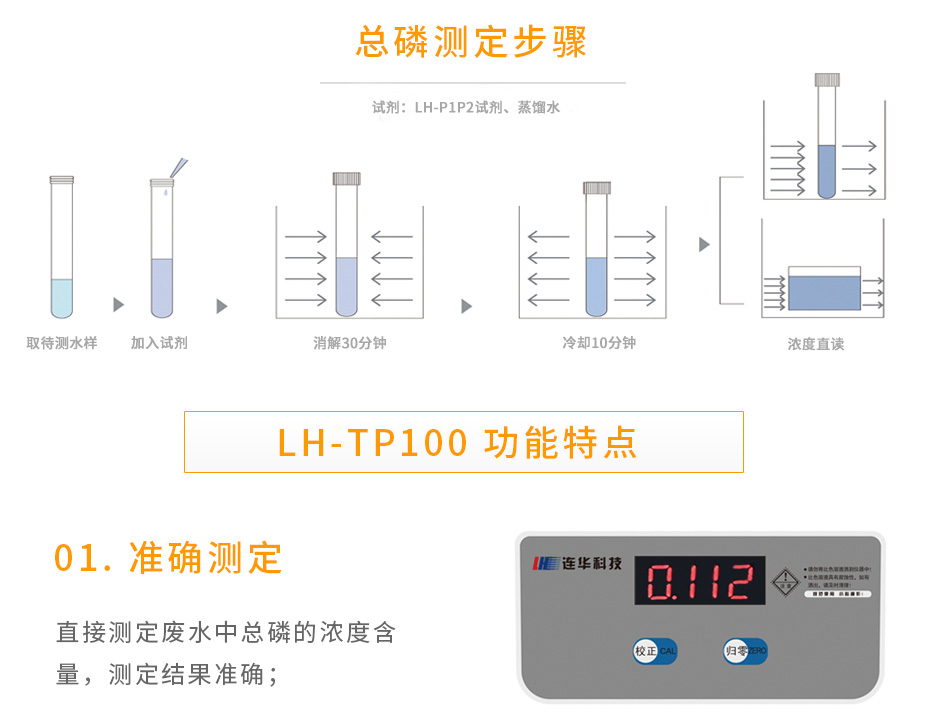 连华科技LH-TP100总磷快速测定仪